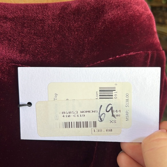 Bailey | 44 Velvet Boat Neck long sleeve - Picture 5 of 8